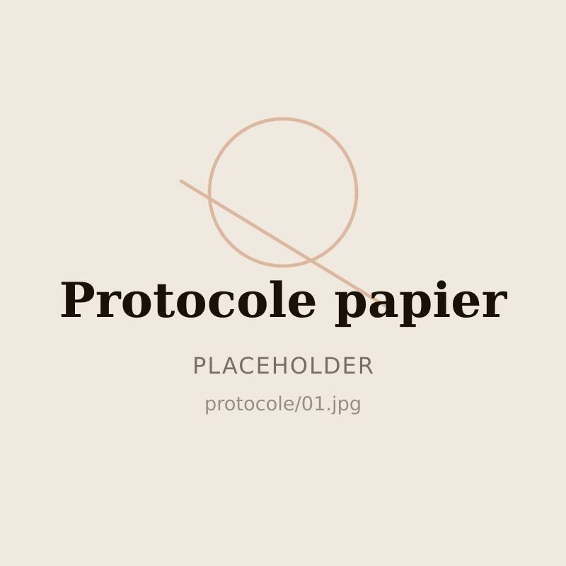 Protocole papier — 1